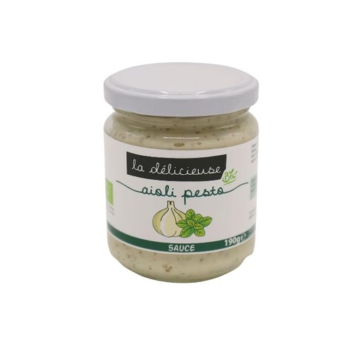 [PF1692] CB9005 - LD FR SAUCE AIOLI PESTO BIO BOCAL 200ML
